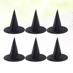 Cappello da mago Halloween 6 pezzi Oxford panno cappello da strega Halloween travestimento cosplay - Foto 1 di 11