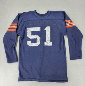 Vintage 70s NFL Sears Rawlings Football Jersey #51 Bears Dick Butkus Youth L - Picture 1 of 8