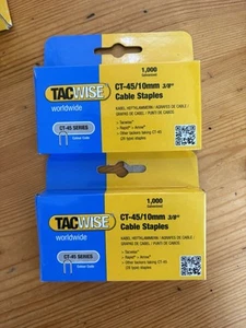 TACWISE CT45 10mm PLATA CABLE GRAPAS - Caja de 1.000 X 2 - Imagen 1 de 1