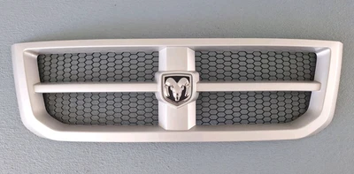 Dodge Dakota Front Radiator Grill RAM Grille Mesh SILVER GRAY 08 09 10 11 NICE - Image 1 of 4