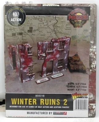 Micro Art Studio H00219 Winter Ruins 2 (Bolt Action/Achtung Panzer!) Terrain - Image 1 of 2