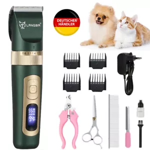 Tierhaarschneider Schermaschine Rasier Felltrimmer extrem leise für Hunde Katzen - Bild 1 von 12