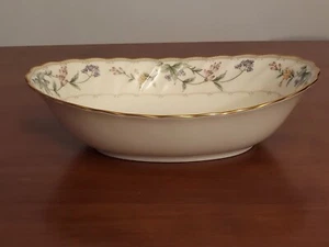 4704 Noritake BROOKHOLLOW Bone China Large 10" Oval VEGETABLE BOWL Serving Dish - Bild 1 von 4