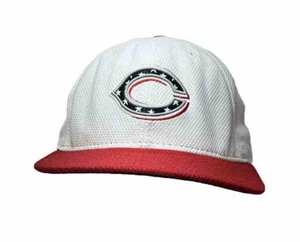 New Era Cincinnati Reds USA White Mesh Baseball Fitted Hat Men's 7 1/2” - Picture 1 of 8