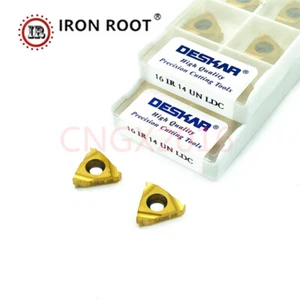 Schreibtisch 10P 16IR 14UN LDC Gewinde Hartmetall Einsatz CNC Drehmaschine Drehwerkzeug für SER - Bild 1 von 6