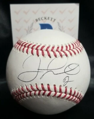 FLOYD MAYWEATHER JR. Signed Autographed MLB Baseball. BECKETT WITNESSED  - Image 1 of 4