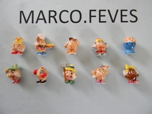 FEVES SERIE COMPLETE : TETES D'OEUF 2014 ( Bte AB ) - Picture 1 of 1