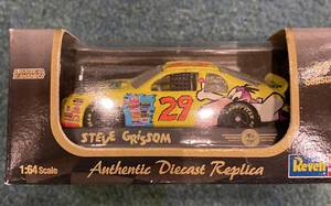 New 1997 Revell 1:64 Diecast NASCAR Steve Grissom Flintstones Chevy Monte Carlo - Picture 1 of 2