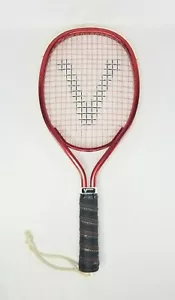 Vintage Vittert Challenger Raquetball Raquet - Red with Leather Handle - Picture 1 of 10