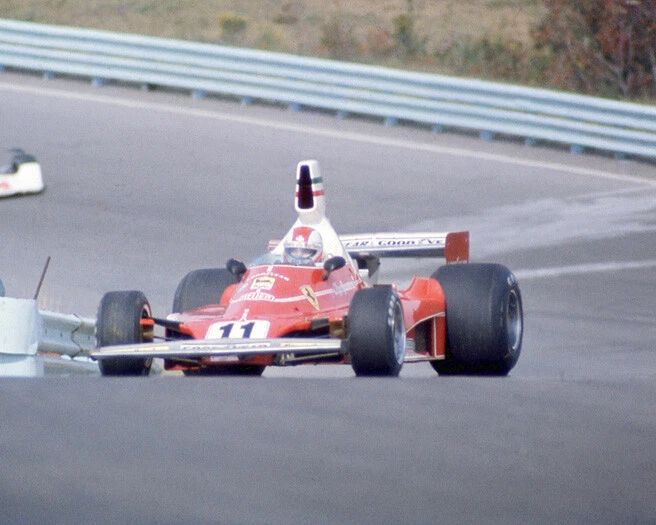 1975 Driver CLAY REGAZZONI Glossy 8x10 Photo Formula 1 U.S. Grand Prix Poster  - Image 1 of 1