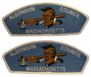 Algonquin Council MA Lot of 2 Mint CSP Patches (SA109) - Picture 1 of 2