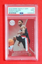Damian Lillard 2012-13 Panini Totally Certified Red RC Rookie 193/499 PSA 9 Mint