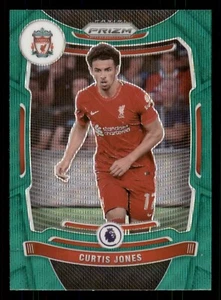 2021-22 Panini Prizm Premier League Curtis Jones Green Wave #82 Liverpool - Imagen 1 de 2