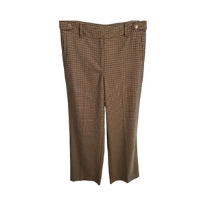Talbots Greenwich Pant High Waist Wide Leg Full Length Size 8 Wool - Picture 1 of 13