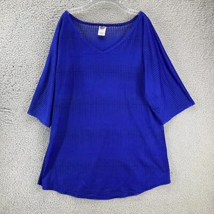 O'Neill Swim Cover Up Womens M Blue Mesh Quick Dry Swimming Beach Cruise - Picture 1 of 10
