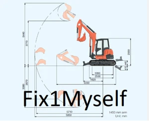 Kubota U55-4 Manuale di servizio SPEDIZIONE GRATUITA - Foto 1 di 8