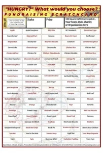 Lifestyle Fundraising Cards 100 Square 3 Pack A4 Club Charity Gewinnspiel Ticket Verlosung - Bild 1 von 20