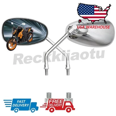 Motorcycle Rearview Mirrors For Suzuki GS500E GSXS750 GSXS1000 Bandit 1200 600 - Imagem 1 de 4