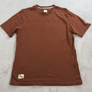 Tracksmith Shirt Herren Größe L Merinowolle Running Harrier Tee rot orange - Bild 1 von 10