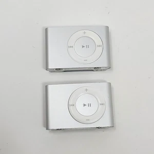 2 x Apple iPod Shuffle A1204 2nd Generation SILVER Color - UNTESTED - Picture 1 of 6