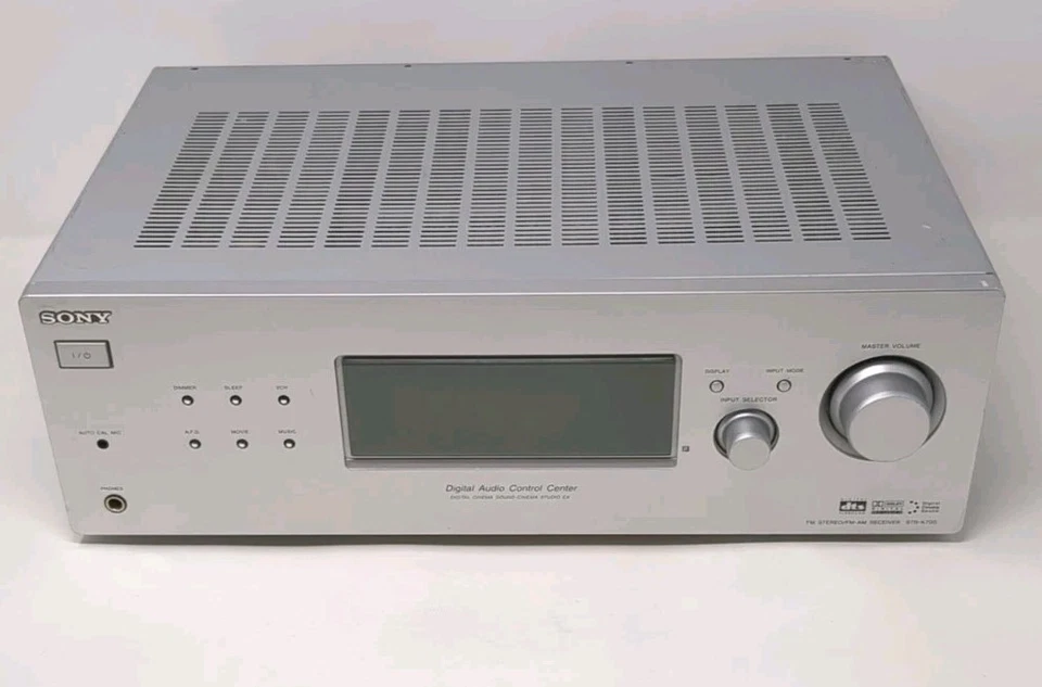 Sony STR-K700 5.1 Digital Audio Control Center Vintage Stereo Receiver Silver  - Image 1 of 4