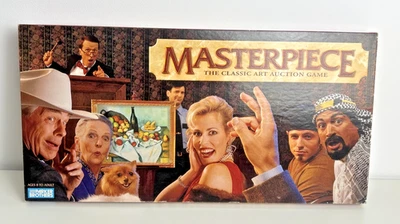 Masterpiece Board Game Art Auction Parker Brothers Vintage 1996 VGC - Image 1 of 4