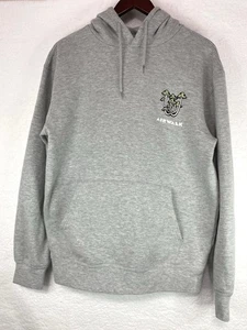 Airwalk Mens Grey Hoodie Sweatshirt Size Medium Skull Mushrooms READ - Picture 1 of 7