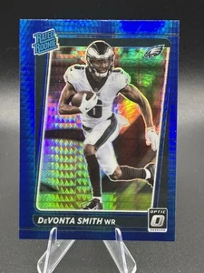 Devonta Smith #205 azul hiper clasificación novato 2021 Donruss Optic Prizm - Imagen 1 de 2