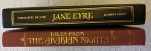 Arabian Nights 1991 and Jane Eyre (Bronte) 1984 Digest HC books Classics Collect - Imagen 1 de 12