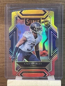 2021 Panini Select - Club Level Caleb Farley #287 Red & Yellow Prizm Die-Cut... - Picture 1 of 1