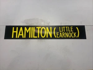 HAMILTON LITTLE EARNOCK - Hamilton Depot 289 Scottish Bus Destination Blind 36” - Picture 1 of 11