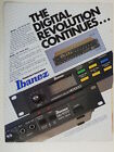 retro magazine advert 1983 IBANEZ hd1000 / dm1000