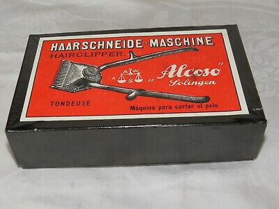 Haarschneide-Maschine Hairclipper  Alcoso  Solingen Tondeuse No. 65/0000 In OVP • 19€