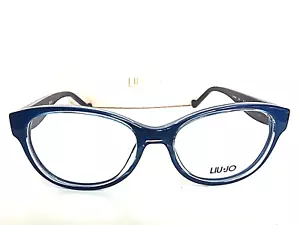 Nuevo marco de gafas para mujer LIU JO LJ 2102R 424 azul cristal 51 mm Rx - Imagen 1 de 5