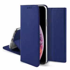 Handy Klapp Hülle Smart Magnet Tasche FLIP Case Cover Etui Wallet Buch Blau Blue