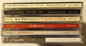 6 CD lot Jim Brickman No Words Picture This Peace Christmas Romance Hope (new) + - Foto 1 di 19