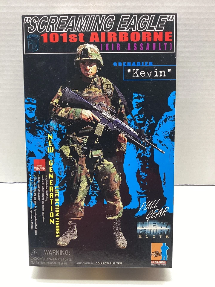 Dragon Screaming Eagle 101st Airborne Air Assault Grenadier Kevin 12" Figure  - Image 1 of 4