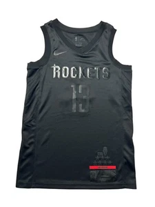 NBA Houston Rockets James Harden MVP Black Nike Basketball Jersey Adult Small SM - Picture 1 of 7
