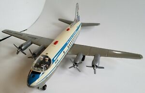 Vintage Schuco Radiant 5600 Flying Dutchman Battery Operated Tin Airplane 