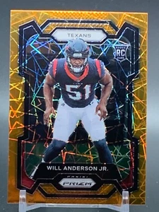 2023 Panini Prizm Naranja Láser Prizm #342 WILL ANDERSON JR. Houston Texans radiocontrol - Imagen 1 de 2