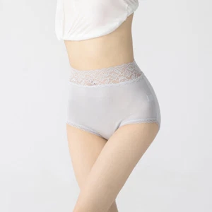 4pcs Real Silk Womens Briefs Knickers High Waist Panties Lace Knickers Not Thong - Picture 1 of 17