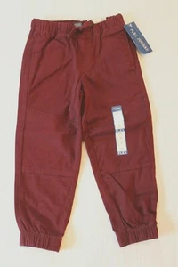 Arizona Boy's Burgundy Maroon Dark Red Flex Jogger Pants Boy Size 4 Regular NEW - Picture 1 of 2