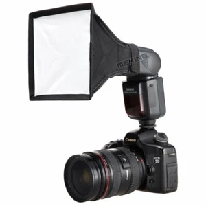 Meking White Flash Diffuser Cover Light Softbox for Speedlite Canon Nikon Sony - Picture 1 of 11