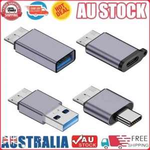 USB-A/Type-C To Micro B Data Adapters Useful for Hard Drive Cable Mobile Phone - Picture 1 of 24