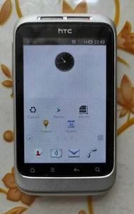 HTC  Wildfire S - Silber Weiß (Ohne Simlock) Smartphone - Bild 1 von 5