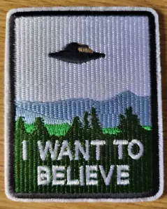 X files I Want To Believe poster patch altezza 4 pollici - Foto 1 di 4