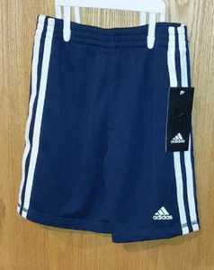 NWT Boys Adidas Shorts  Dark Blue Navy Size 4  -1185 - Picture 1 of 4