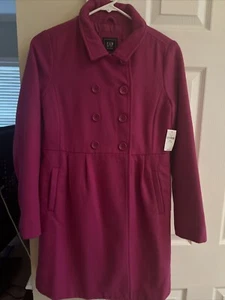 Kids Gap XXL 2XL Regular (14-16) Raspberry Pea Coat New NWT - Picture 1 of 5