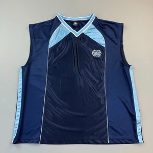 Vintage North Carolina Tarheels Jersey Mens 2XL Starter Dazzle Tank Top UNC Y2K - Picture 1 of 10