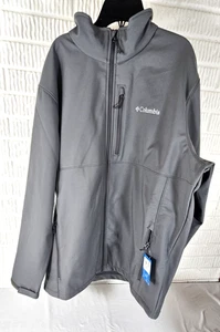 Columbia Men's Size XLT Omni Shield Ascender Softshell Gray Jacket WT6044-23 - Picture 1 of 6